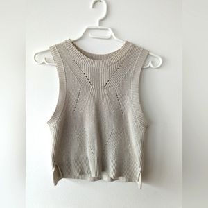 Mendocino crew neck knit sweater vest